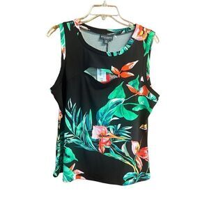 Bold Elements Peek a boo Chest Blouse Sz XL NWT